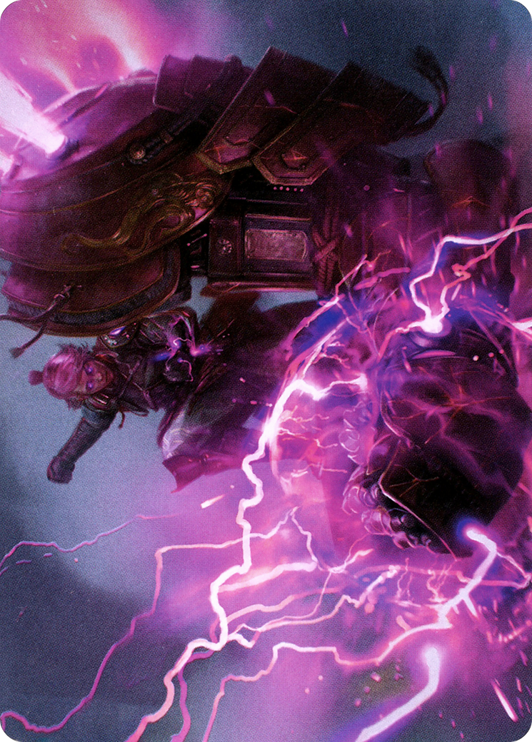 Voltage Surge // Voltage Surge  [Neon Dynasty Art Series] (Borderless)