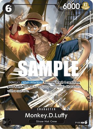 Monkey.D.Luffy (Pirates Party Vol. 3) (P-035) - [One Piece Promotion Cards]