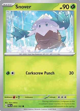 Snover (010/193) [Scarlet & Violet: Paldea Evolved] Reverse Holofoil