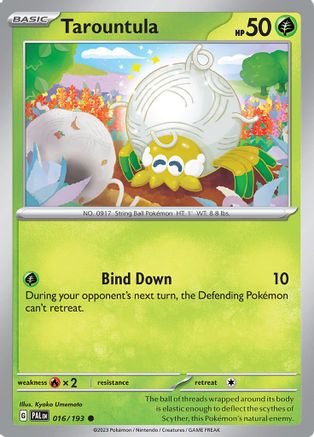 Tarountula (016/193) [Scarlet & Violet: Paldea Evolved] Reverse Holofoil