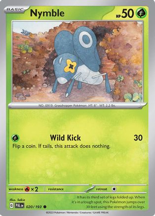 Nymble (020/193) [Scarlet & Violet: Paldea Evolved] Reverse Holofoil