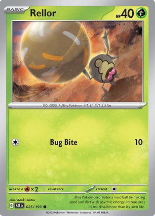 Rellor (025/193) [Scarlet & Violet: Paldea Evolved] Reverse Holofoil