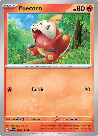 Fuecoco (034/193) [Scarlet & Violet: Paldea Evolved] Reverse Holofoil