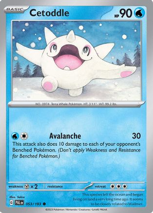 Cetoddle (053/193) [Scarlet & Violet: Paldea Evolved] Reverse Holofoil