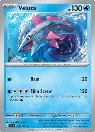 Veluza (056/193) [Scarlet & Violet: Paldea Evolved] Reverse Holofoil