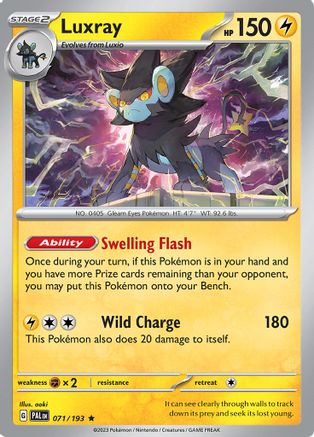 Luxray (071/193) [Scarlet & Violet: Paldea Evolved] Reverse Holofoil