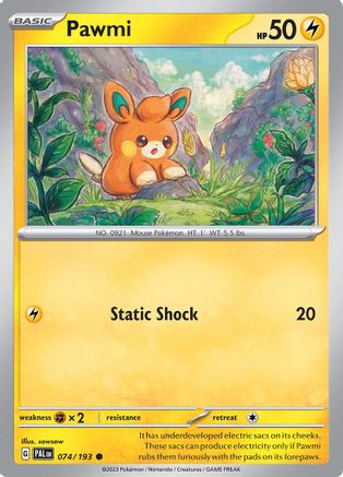 Pawmi (074/193) [Scarlet & Violet: Paldea Evolved] Reverse Holofoil