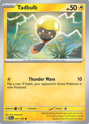 Tadbulb (077/193) [Scarlet & Violet: Paldea Evolved] Reverse Holofoil