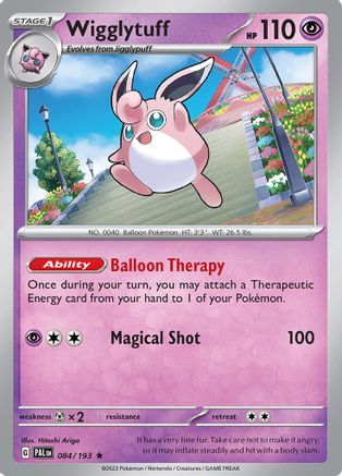 Wigglytuff (084/193) [Scarlet & Violet: Paldea Evolved] Reverse Holofoil