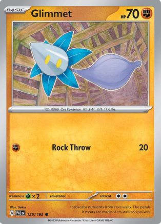 Glimmet (125/193) [Scarlet & Violet: Paldea Evolved] Reverse Holofoil