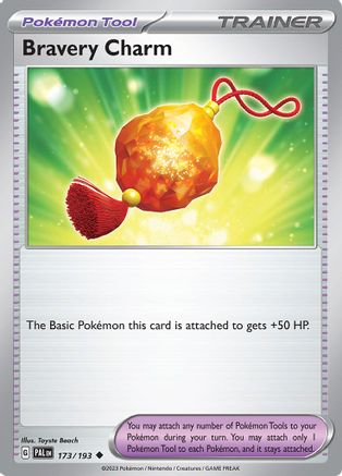 Bravery Charm (173/193) [Scarlet & Violet: Paldea Evolved] Reverse Holofoil