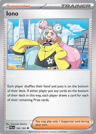 Iono (185/193) [Scarlet & Violet: Paldea Evolved] Reverse Holofoil