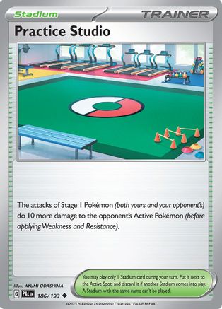Practice Studio (186/193) [Scarlet & Violet: Paldea Evolved] Reverse Holofoil