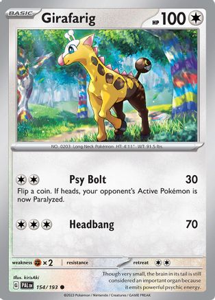 Girafarig (154/193) [Scarlet & Violet: Paldea Evolved] Reverse Holofoil