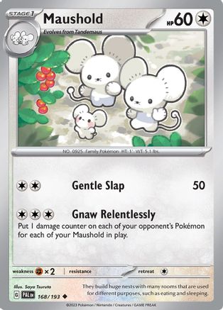 Maushold (168/193) [Scarlet & Violet: Paldea Evolved] Reverse Holofoil