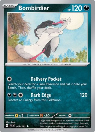 Bombirdier (147/193) [Scarlet & Violet: Paldea Evolved] Reverse Holofoil