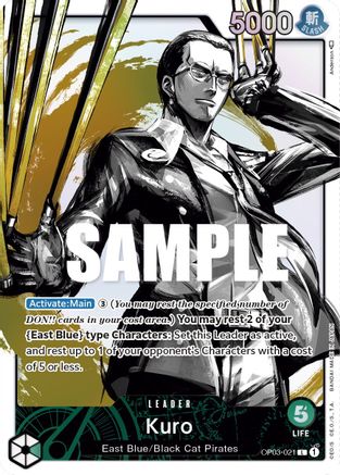 Kuro (Alternate Art) (OP03-021) - [Pillars of Strength] Foil