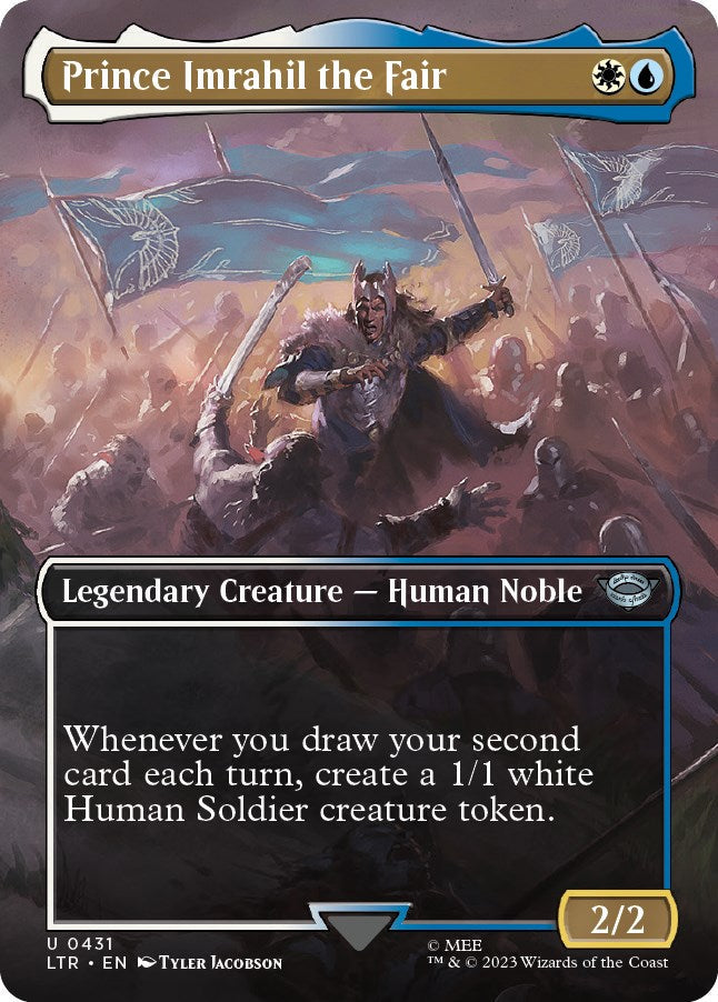 Prince Imrahil the Fair (Borderless Alternate Art) [The Lord of the Rings: Tales of Middle-Earth] Foil
