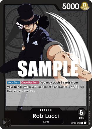 Rob Lucci (076) (OP03-076) - [Pillars of Strength]