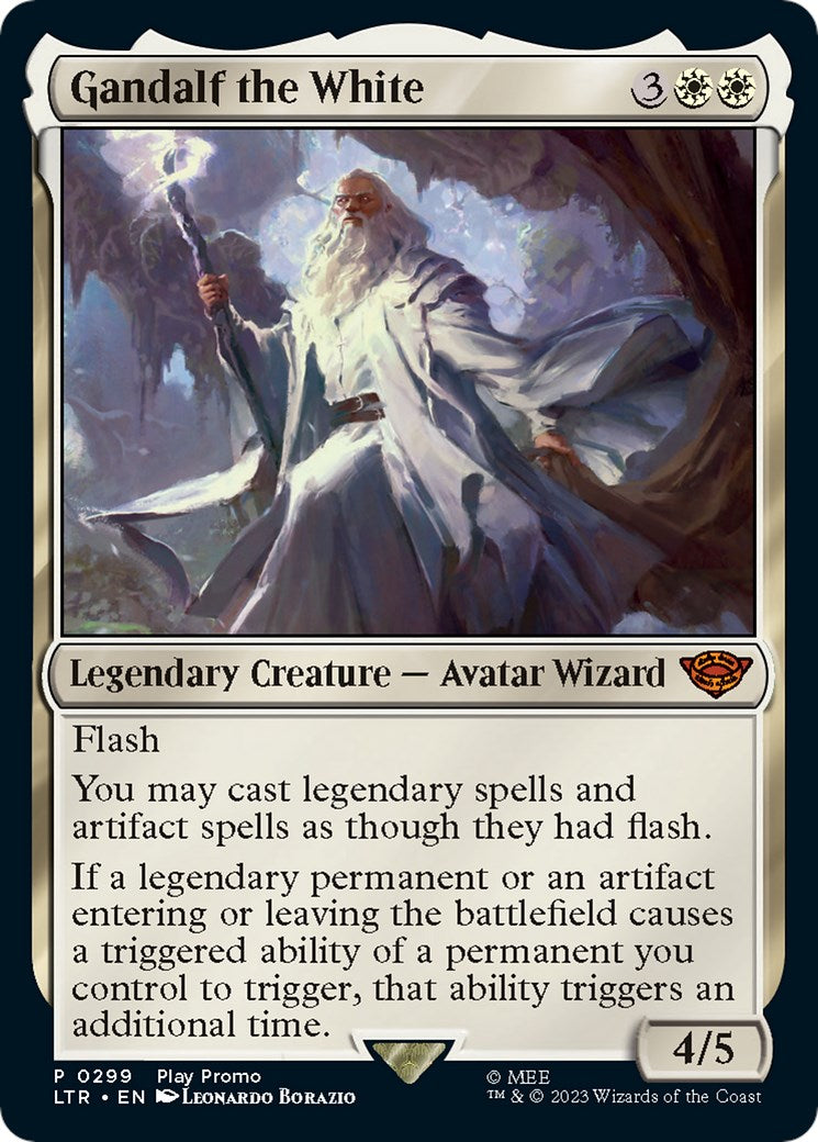 Gandalf the White (Play Promo) [The Lord of the Rings: Tales of Middle-Earth] Foil