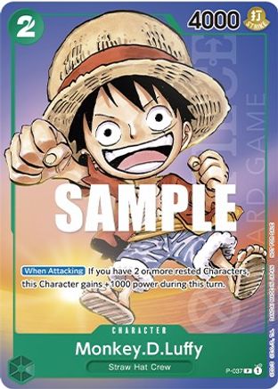 Monkey.D.Luffy (Anime Expo 2023) (P-037) - [One Piece Promotion Cards]