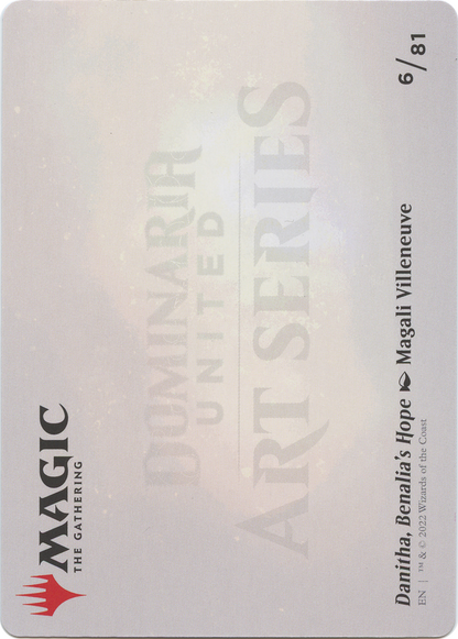Danitha, Benalia's Hope // Danitha, Benalia's Hope  [Dominaria United Art Series] (Borderless) Foil