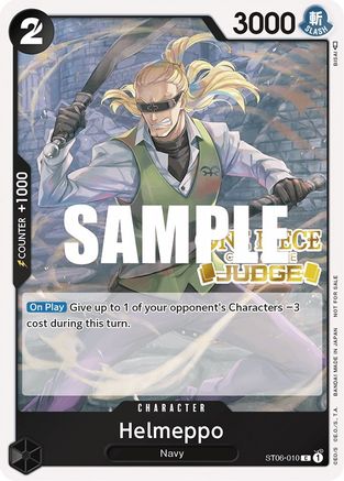 Helmeppo (Judge) (ST06-010) - [One Piece Promotion Cards] Foil
