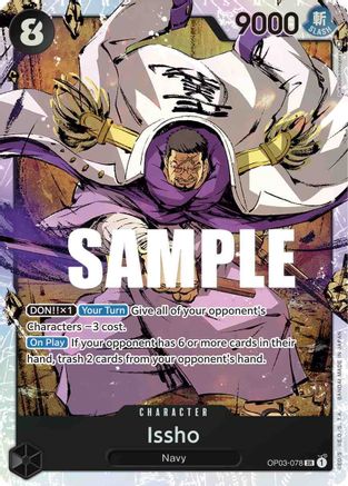 Issho (OP03-078) - [Pillars of Strength] Foil