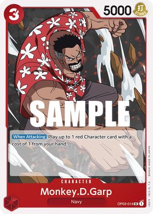 Monkey.D.Garp (OP03-014) - [Pillars of Strength]