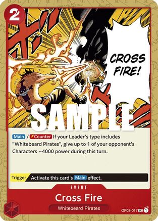 Cross Fire (OP03-017) - [Pillars of Strength]