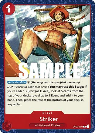Striker (OP03-020) - [Pillars of Strength]