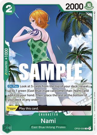Nami (030) (OP03-030) - [Pillars of Strength] Foil