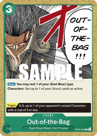 Out-of-the-Bag (OP03-036) - [Pillars of Strength]