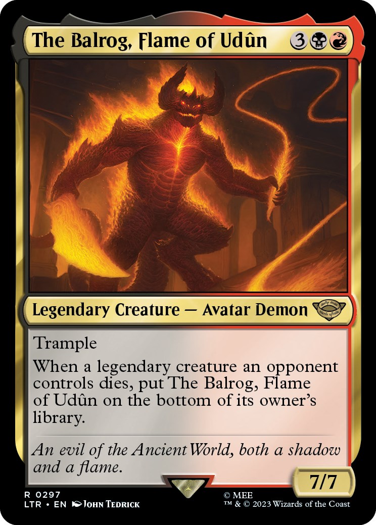 The Balrog, Flame of Udun [The Lord of the Rings: Tales of Middle-Earth] Foil