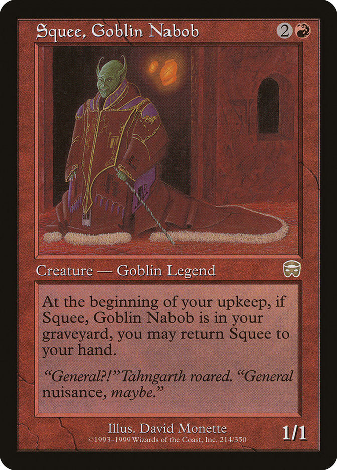 Squee, Goblin Nabob [Mercadian Masques] Foil