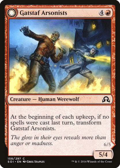 Gatstaf Arsonists // Gatstaf Ravagers [Shadows over Innistrad] Foil