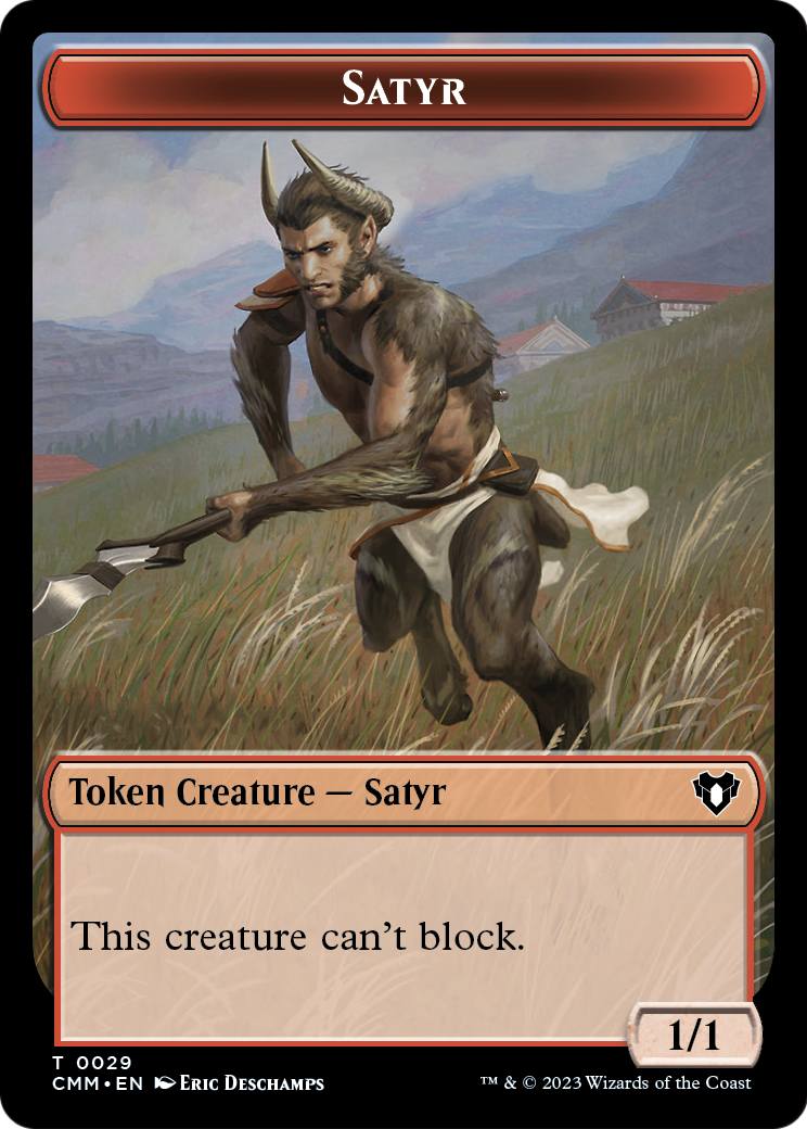 Satyr  [Commander Masters Tokens]