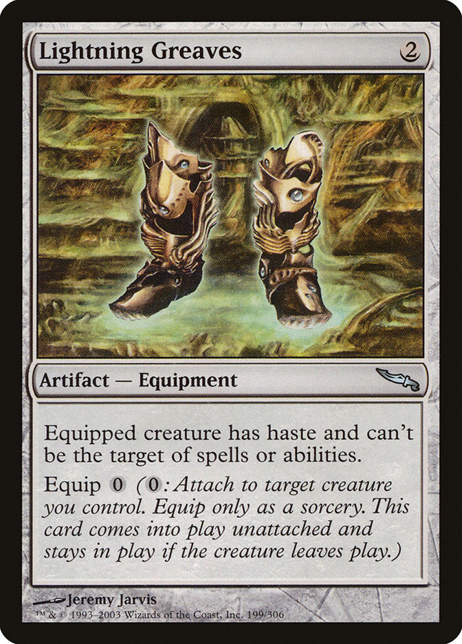 Lightning Greaves [Mirrodin] Foil