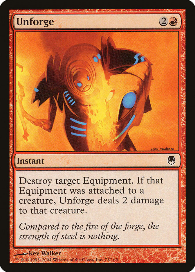 Unforge [Darksteel] Foil