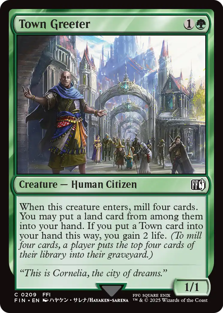 Town Greeter [FINAL FANTASY] Foil