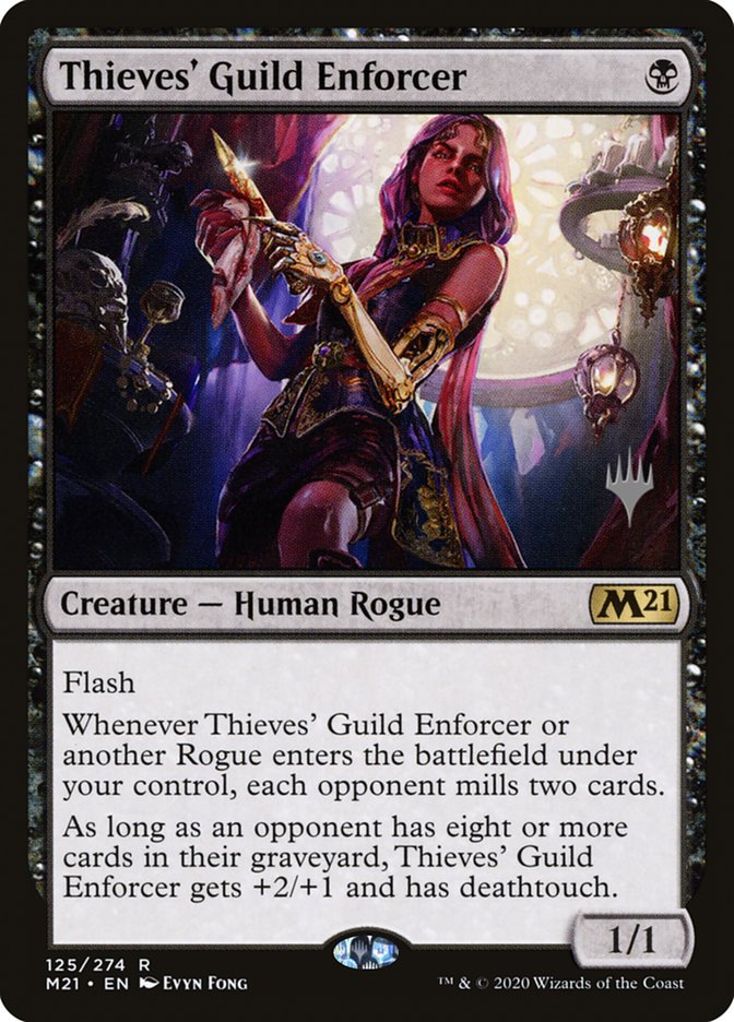 Thieves' Guild Enforcer (Promo Pack) [Core Set 2021 Promos] Foil