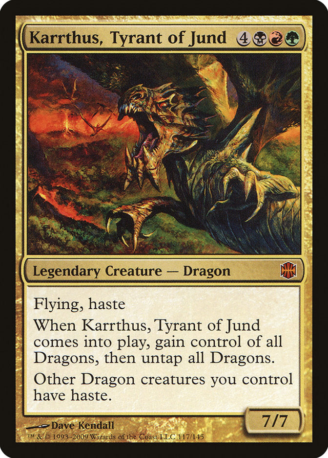 Karrthus, Tyrant of Jund [Alara Reborn] Foil
