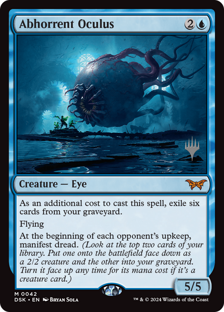Abhorrent Oculus (Promo Pack) [Duskmourn: House of Horror Promos] Foil