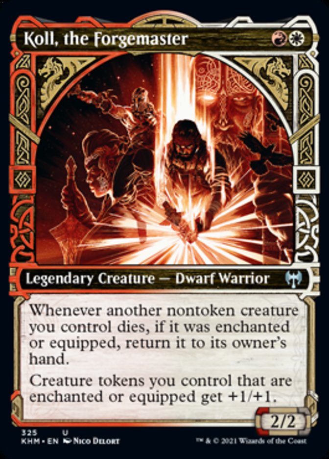 Koll, the Forgemaster (Showcase) [Kaldheim] Foil