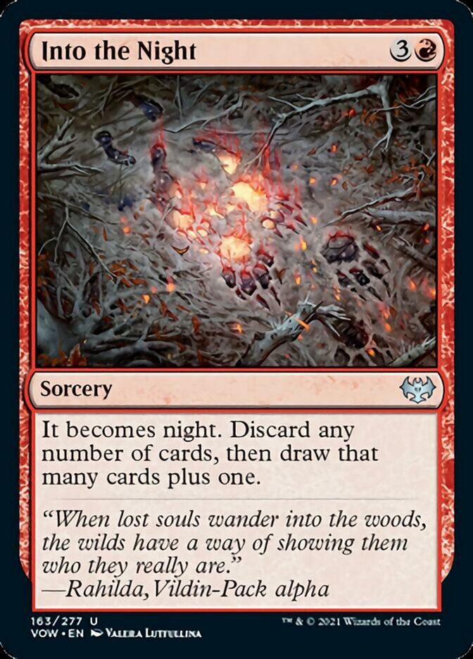 Into the Night [Innistrad: Crimson Vow] Foil