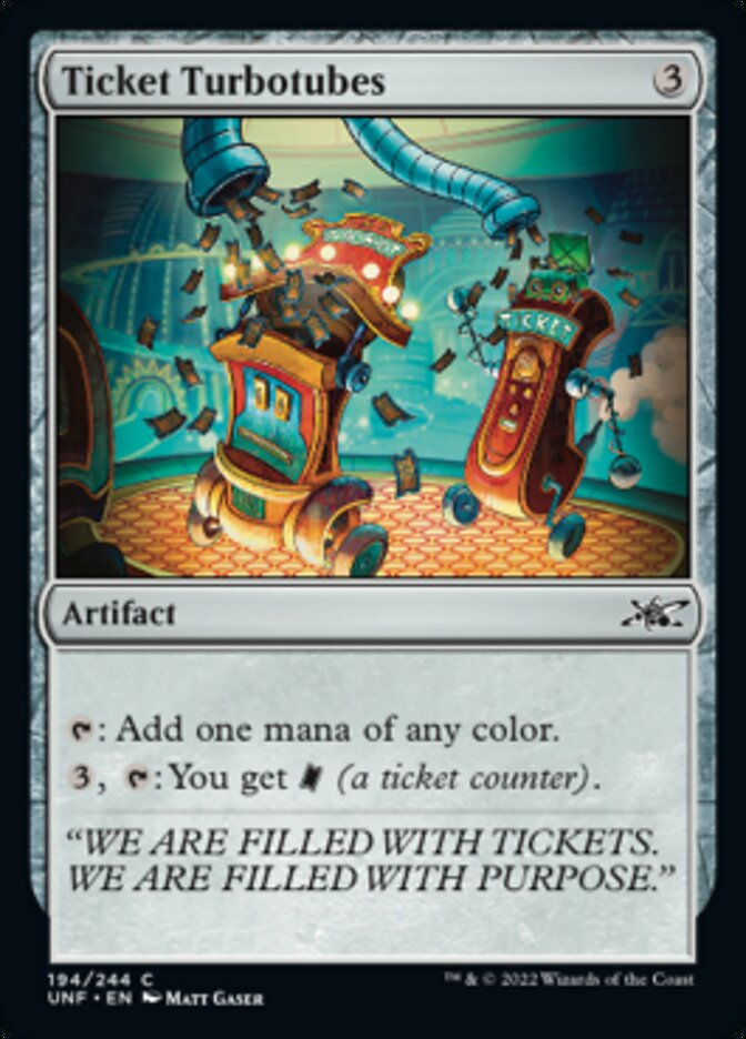 Ticket Turbotubes [Unfinity] Foil