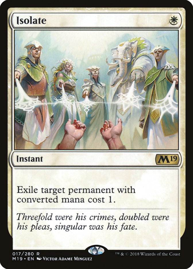 Isolate [Core Set 2019] Foil