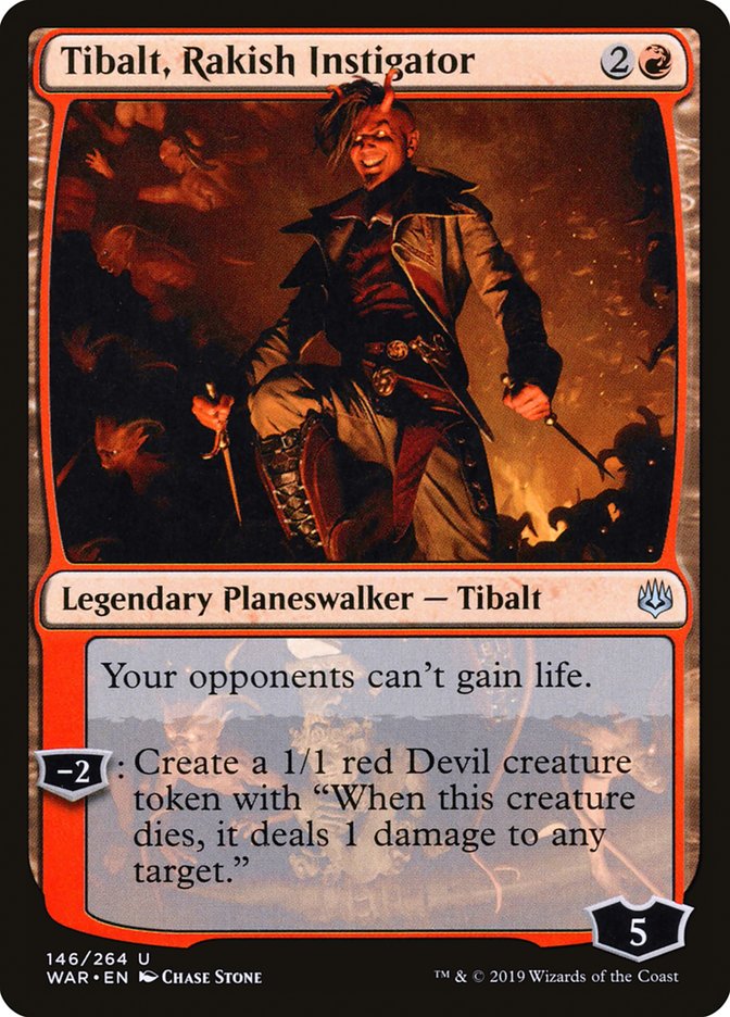 Tibalt, Rakish Instigator [War of the Spark] Foil