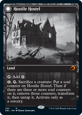 Hostile Hostel // Creeping Inn [Innistrad: Double Feature] Foil