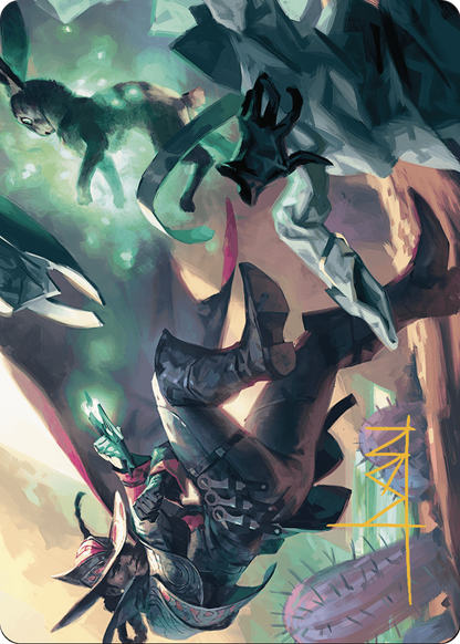 Metamorphic Blast // Metamorphic Blast  [Outlaws of Thunder Junction Art Series] (Borderless) Foil